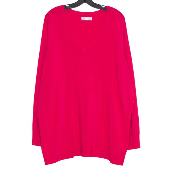 Croft & Barrow Sweater Preppy Classic Cozy Comfort Retro Minimalist Pink Size 3X - Picture 1 of 6